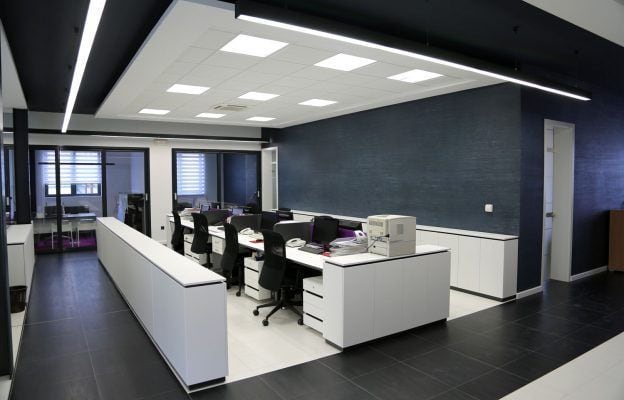 Iluminación de oficinas con led