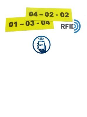 RFID identificación de placa de almacén