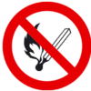 Prohibido hacer fuego