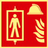 Señal de ascensor para servicios de emergencia