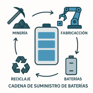 Cadena de suministro de baterías